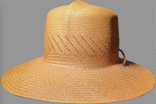 CHAPÉU PANAMÁ THE SAN FRANCISCO HAT COMPANY Natural Palha Aba Larga Coroa Cume M comprar usado  Enviando para Brazil