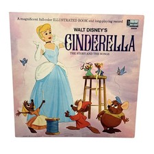 Disco e livro de vinil vintage Walt Disney Cinderella Story & Songs 1969 comprar usado Disco e livro de vinil vintage Walt Disney Cinderella Story & Songs 1969 comprar usado  Enviando para Brazil