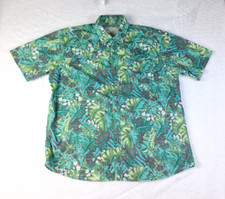 G.H. Camisa havaiana masculina Bass XL com botões floral manga curta bolso tropical comprar usado  Enviando para Brazil