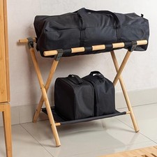 Portaequipajes Soporte para Maleta 2 Capas Soporte para Equipaje para Viaje Hogar Dormitorio segunda mano  Embacar hacia Mexico