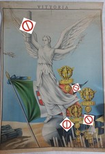 Ventennio manifesto cartonato usato  Novara