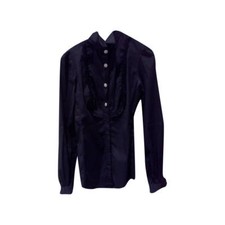 Camicia aglini blu usato  Italia
