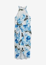 Neckholder kleid weiß gebraucht kaufen  Deutschland