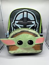 Mochila infantil Disney Star Wars The Mandalorian Grogu Baby Yoda 16", usado comprar usado  Enviando para Brazil
