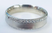 Gents palladium diamond for sale  LEEDS
