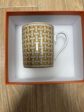 Caneca Hermès Van mosaico gado 300 ml caixa dourada presente não usado decoração para casa comprar usado  Enviando para Brazil