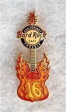 PINO DE GUITARRA HARD ROCK CAFÉ PHOENIX 16º ANIVERSÁRIO VERMELHO E LARANJA PHOENIX # 63056, usado comprar usado  Enviando para Brazil