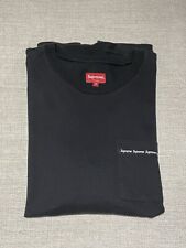 Supreme tee black for sale  WALSALL
