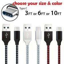 For Samsung Android LG Charger  Heavy Duty Charging Phone Cable Type-C  USB-C na sprzedaż  Wysyłka do Poland