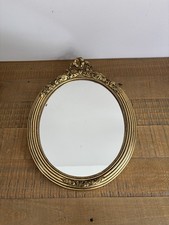 Miroir oval doré d'occasion  Palinges
