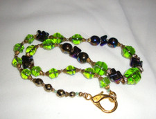 Collana vintage vetro usato  Italia