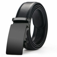 Cinto de couro genuíno masculino moda cintura de rachê cintos de fivela automática comprar usado  Enviando para Brazil