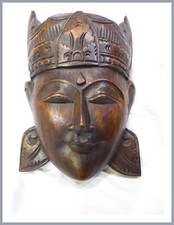 Holzmaske buddha maske gebraucht kaufen  Düsseldorf