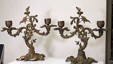 Large pair candleholders for sale  LONDON