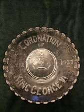 Coronation 1937 glass for sale  BOGNOR REGIS