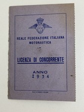 1934 tessera barone usato  Magenta
