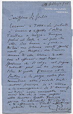 Giacomo puccini lettera usato  Cremona