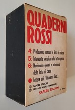 Quaderni rossi 6 usato  Torino