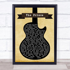 Prince black guitar for sale  UK