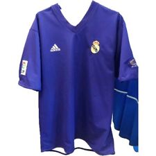 Camiseta Oficial Adidas 2001-02 Real Madrid Fútbol Reversible Púrpura Talla XL 105 segunda mano  Embacar hacia Argentina