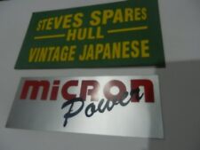 Motorcycle decals med for sale  HULL