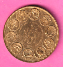 Médaille ecu europa d'occasion  Lys-lez-Lannoy