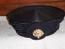 Vintage chapeau cérémonie.bl d'occasion  Estrées-Saint-Denis