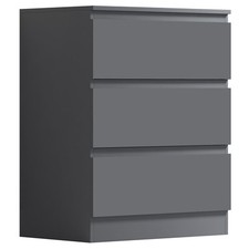 Drawer bedside dark for sale  BLACKBURN