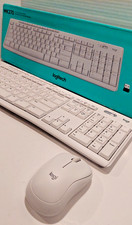 Teclado e mouse sem fio Logitech Wireless Desktop MK270 (branco) comprar usado  Enviando para Brazil