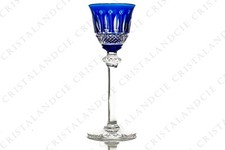Verre liqueur bleu d'occasion  Randan