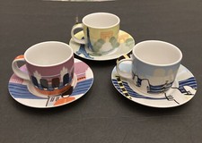 Conjunto de 6 pires de xícara de café expresso Studio Nova Around The World Veneza Londres Paris comprar usado  Enviando para Brazil