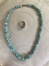 Collier larimar d'occasion  Le Château-d'Oléron