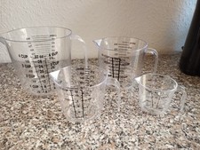 4set messbecher kunststoff gebraucht kaufen  Annaberg-Buchholz, Mildenau