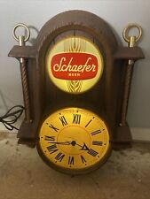 Schaefer beer sign for sale  Warrington