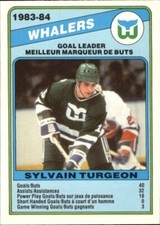 Sylvain Turgeon Goal Leader 1984-85 O-PEE-CHEE OPC Hóquei # 372 Whalers Estado perfeito comprar usado  Enviando para Brazil
