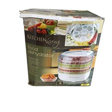 Desidratador de Alimentos Kitchen Living Elétrico 5 Bandejas Preservação Espasmódica Frutas Secas comprar usado  Enviando para Brazil