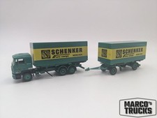 Herpa MAN F90 WB-Hängerzug „Schenker EuroCargo München“ 1:87 /HU20661 comprar usado  Enviando para Brazil