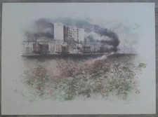 Renzo vespignani litografia usato  Bergamo