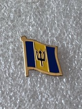 Pin’s Ile Barbade Drapeau Flag Trident Caraibe Isle Pays comprar usado  Enviando para Brazil