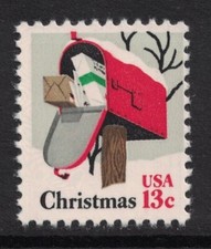 Scott 1730- Caixa de correio rural, Natal contemporâneo- MNH 13c 1977- não usada em perfeito estado comprar usado  Enviando para Brazil