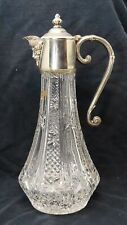 Glass claret jug for sale  Shipping to Ireland