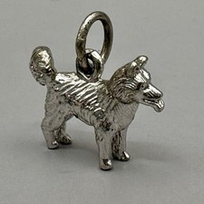 Pingente de raça de cachorro Akita Inu prata esterlina minúsculo berloque japonês Hachiko animal de estimação 3D comprar usado  Enviando para Brazil