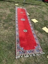 Red rug runner for sale  ALCESTER