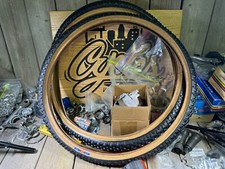 Old School BMX MX 24 polegadas pneus CST par preto com paredes bronzeadas pneus 24 x 2.0 comprar usado  Enviando para Brazil