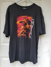 Camiseta promocional vintage anos 90 Mulan Disney filme tamanho XL desenho animado gráfica RARA, usado comprar usado  Enviando para Brazil