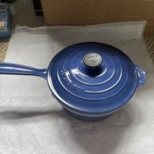 Creuset blue saucepan for sale  Alpharetta