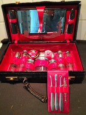 Antiker frisierkoffer schminkk gebraucht kaufen  Hamburg