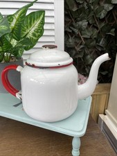 Enamel red white for sale  BELFAST