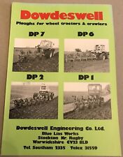Dowdeswell ploughs wheel for sale  UK