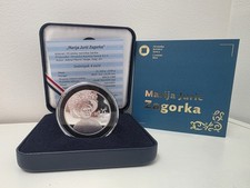 Coffret 4€ Euros Argent 999/1000 Croatie 2025 Marija Jurić Zagorka 1 Oz na sprzedaż  Wysyłka do Poland